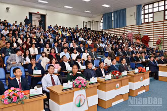 Quang cảnh buổi lễ.