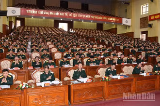 Quang cảnh hội nghị tổng kết năm học 2024-2025.