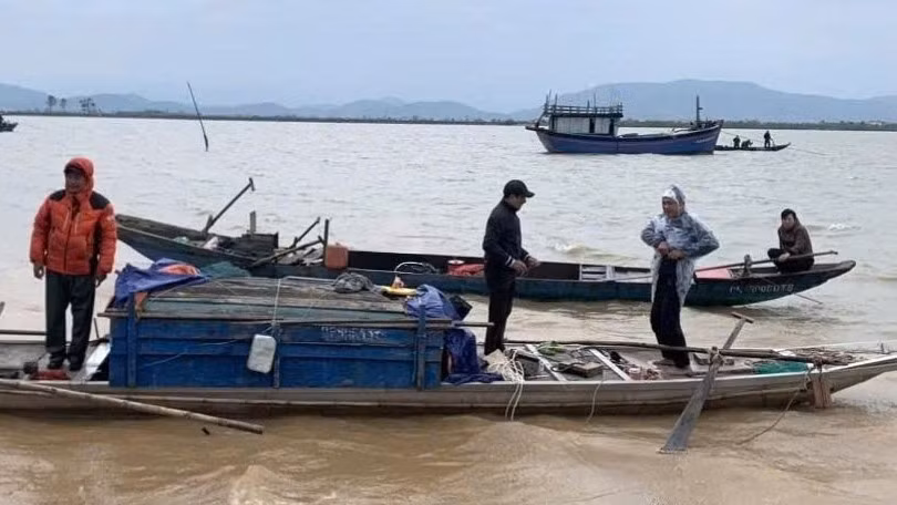 Vị trí tìm kiếm được người đàn ông mất tích do lật thuyền trên sông Gianh