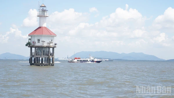 Tuyến đường vượt biển dài 15-17 km dự kiến đi qua vịnh Gành Rái, kết nối xã Bình Khánh-Cần Giờ với khu vực ven biển Vũng Tàu.