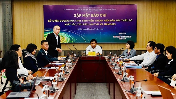 Họp báo thông tin về Lễ tuyên dương học sinh, sinh viên, thanh niên dân tộc thiểu số xuất sắc, tiêu biểu năm 2025.