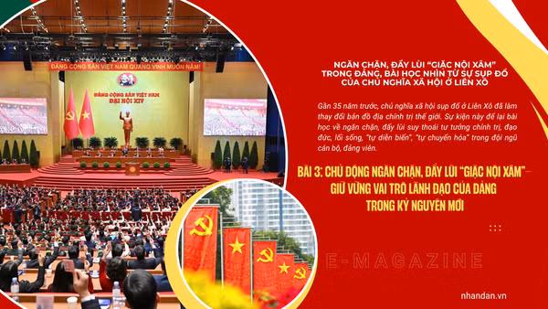 Bài 3: Chủ động ngăn chặn, đẩy lùi "giặc nội xâm" - Giữ vững vai trò lãnh đạo của Đảng trong kỷ nguyên mới