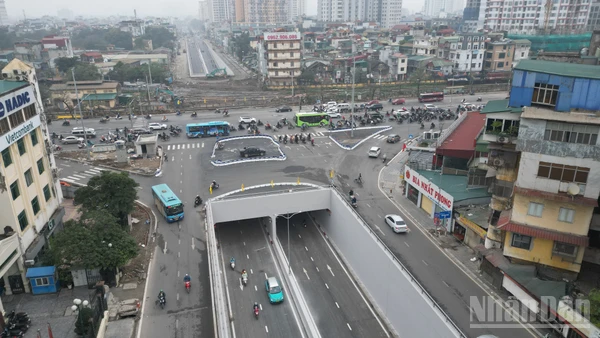 [Ảnh] Hà Nội tổ chức thông xe hầm chui Kim Đồng-Giải Phóng, từng bước giảm áp lực giao thông cửa ngõ phía nam