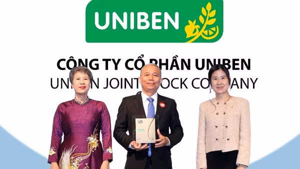 Uniben thuộc Top 50 Doanh nghiệp Phát triển Bền vững tiêu biểu trong hai năm liên tiếp