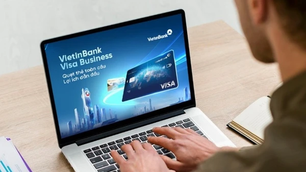 Thẻ VietinBank Visa doanh nghiệp.