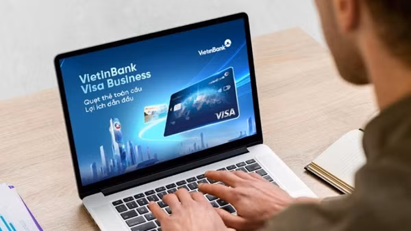 Thẻ VietinBank Visa doanh nghiệp.