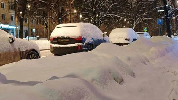 Bão tuyết lịch sử tại Moskva, Nga. (Ảnh: Tâm Hằng/TTXVN)