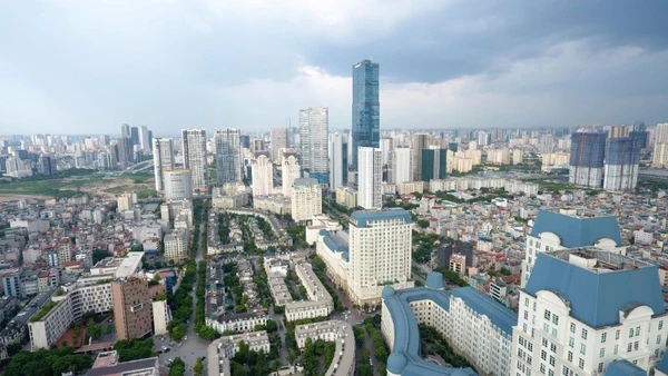 Một góc đô thị Hà Nội. (Ảnh DUY LINH)