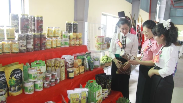 Nhiều sản phẩm OCOP của xã Yên Châu được trưng bày tại nhiều sự kiện quan trọng của tỉnh và các hội chợ thương mại.