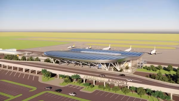 Chèn ảnh phối cảnh sân bay Quảng Trị.