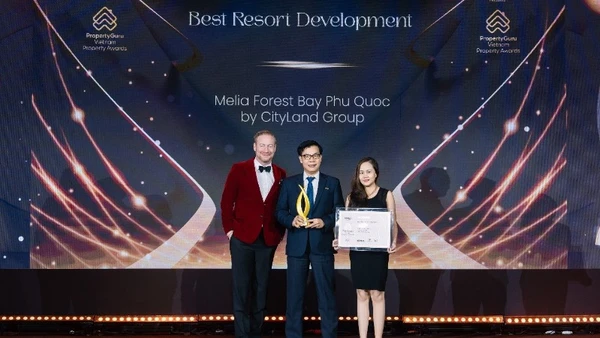 Dự án Meliá Forest Bay Phú Quốc được tôn vinh với giải thưởng Dự án nghỉ dưỡng xuất sắc, ghi dấu ấn trong thiết kế kiến trúc và kiến tạo chuẩn sống sang trọng.