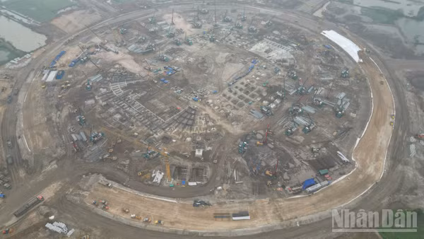 [Ảnh] Toàn cảnh công trường “siêu dự án” Khu đô thị thể thao Olympic
