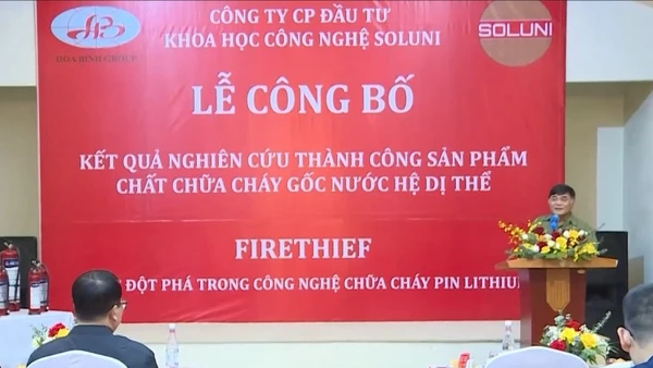 [Video] FireThief - Bước đột phá trong công nghệ chữa cháy pin Lithium của Việt Nam