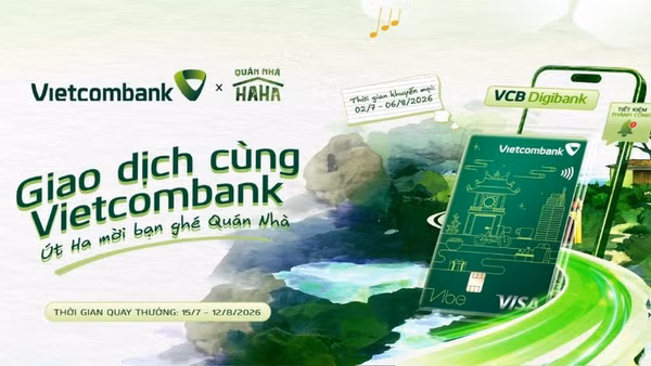 "Giao dịch cùng Vietcombank - Út Ha mời bạn ghé Quán Nhà" mang đến hành trình kết nối giữa trải nghiệm số và những đặc quyền văn hóa - giải trí dành cho khách hàng.
