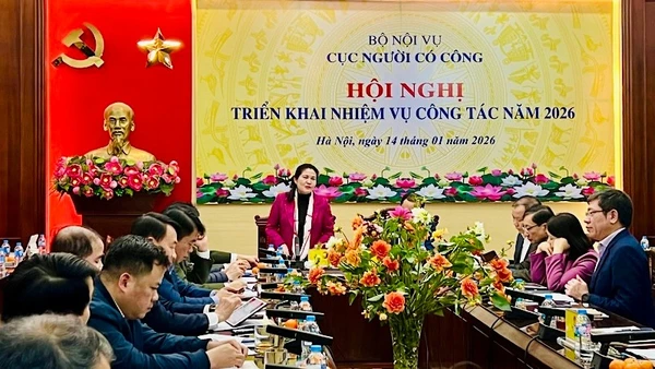 Cục Người có công tổ chức Hội nghị triển khai nhiệm vụ công tác năm 2026.