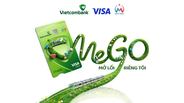 Vietcombank ra mắt thẻ đồng thương hiệu Vietcombank Visa Hanoi Metro - MeGO, thúc đẩy thanh toán không tiền mặt trong giao thông đô thị