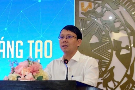 Đồng chí Nguyễn Thanh Hà, Phó Chủ tịch Ủy ban nhân dân tỉnh phát biểu tại buổi lễ.