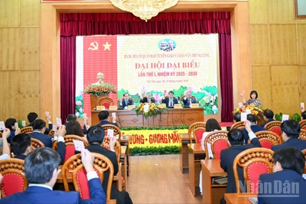 Đại hội thông qua dự thảo Chương trình, Quy chế làm việc, Nội dung của Đại hội.