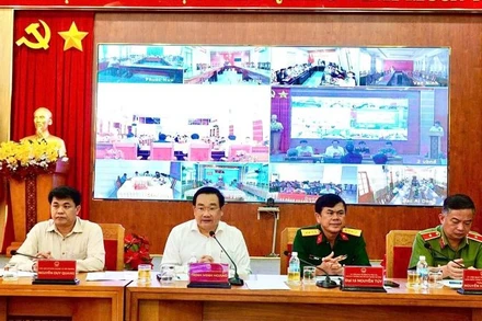 Ban Chỉ huy Phòng thủ dân sự tỉnh Khánh Hòa chủ trì cuộc họp chống bão Kalmaegi.