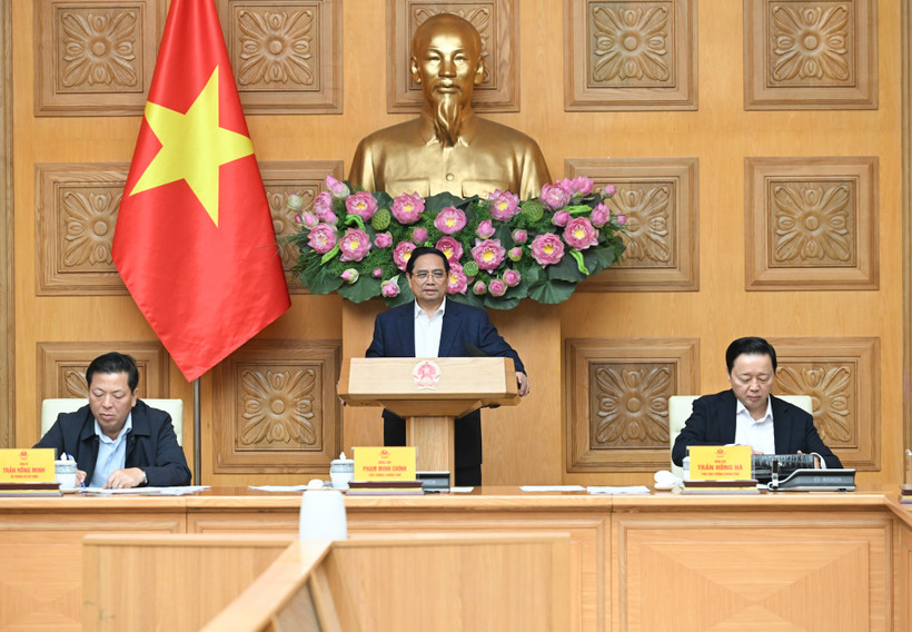 Thủ tướng Phạm Minh Chính dự và phát biểu chỉ đạo Hội nghị.