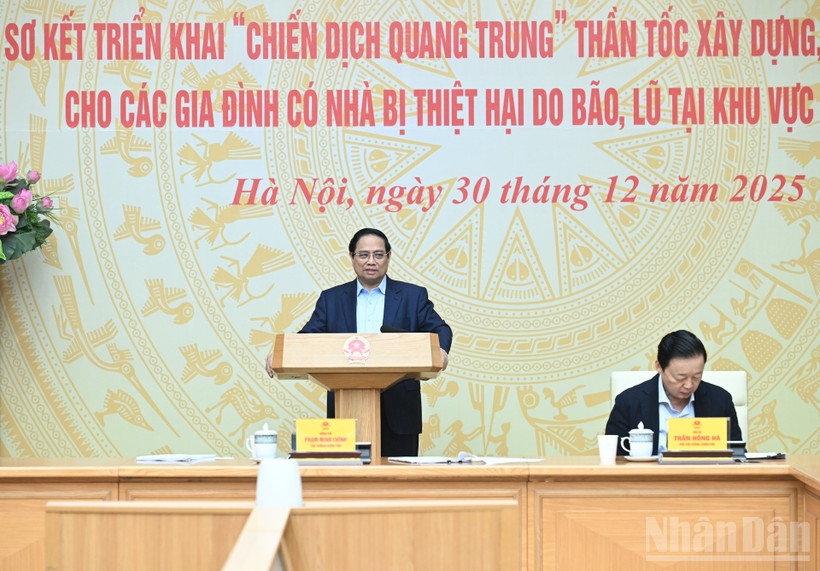 Thủ tướng Phạm Minh Chính chủ trì hội nghị.