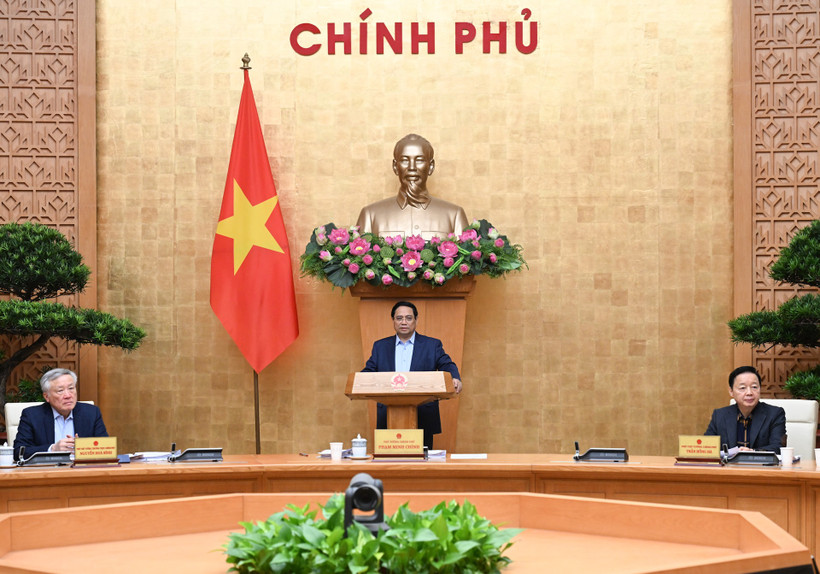 Thủ tướng Phạm Minh Chính chủ trì Phiên họp Chính phủ.