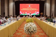 Toàn cảnh Hội nghị biểu dương người cao tuổi tham gia xây dựng hệ thống chính trị cơ sở và tổng kết thực hiện phong trào thi đua "Tuổi cao-Gương sáng".