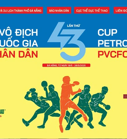 Giải vô địch bóng bàn quốc gia Báo Nhân Dân lần thứ 43 thành công tốt đẹp