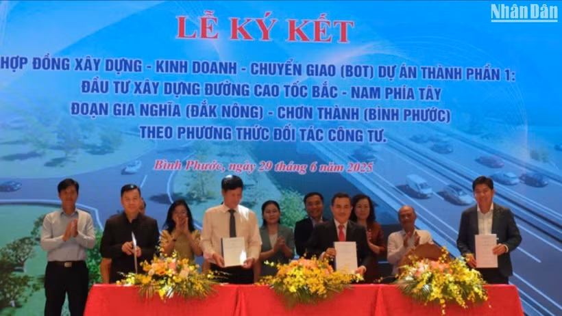 Bình Phước ký kết với đơn vị đầu tư.