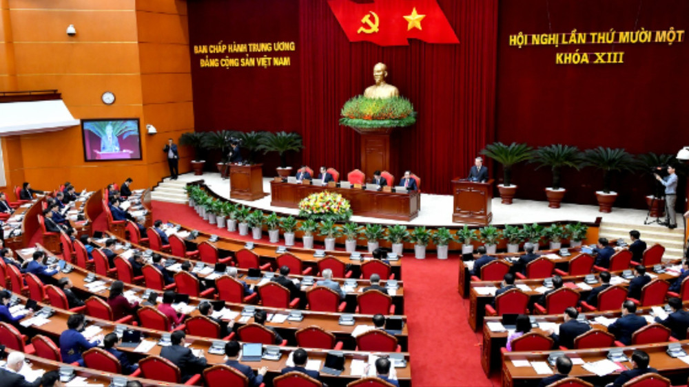 Sau Hội nghị Trung ương 11, khóa XIII, Bộ Chính trị, Ban Bí thư đã ban hành một số Kết luận về tập trung hoàn thành nhiệm vụ sắp xếp tổ chức bộ máy và đơn vị hành chính. (Ảnh: ĐĂNG KHOA)