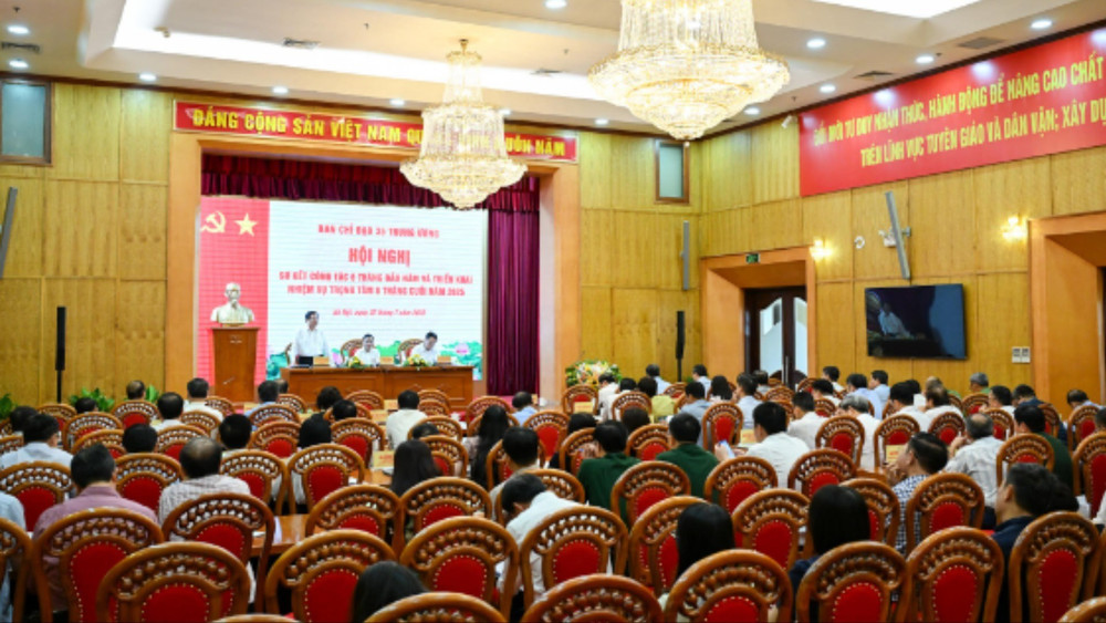 Quang cảnh Hội nghị. (Ảnh: DUY LINH) toan-canh-9561.jpg