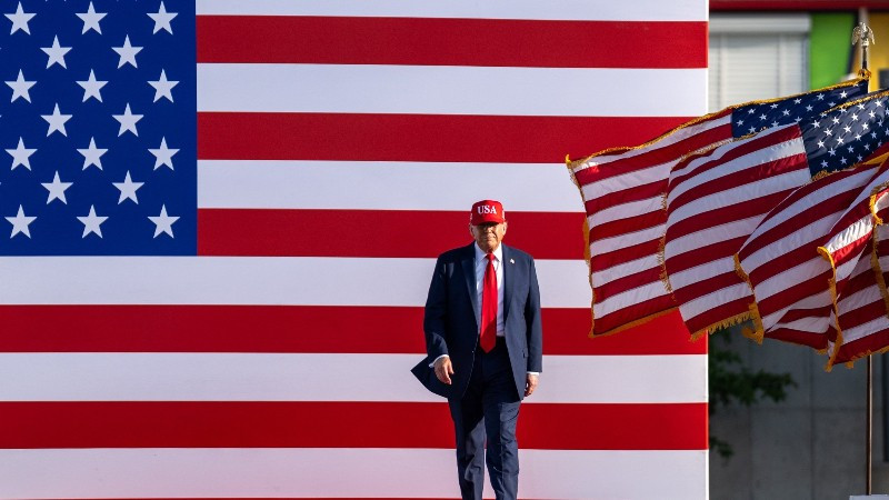 Tổng thống Hoa Kỳ Donald Trump tại sự kiện kỷ niệm ở bang Iowa, ngày 4/7. (Ảnh: The White House)