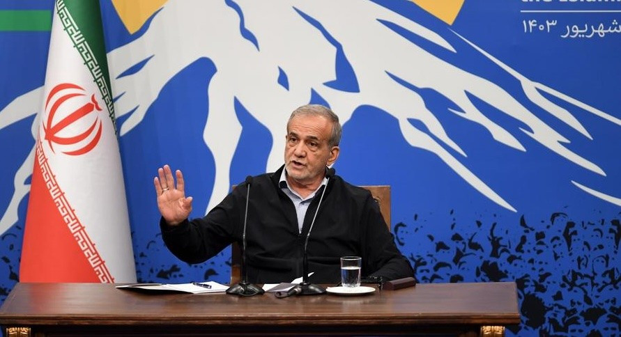 Tổng thống Iran Masoud Pezeshkian. (Ảnh: Tân Hoa xã)