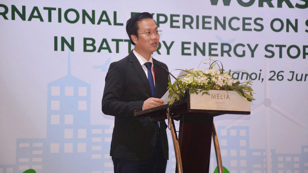 Ông Hà Minh Hiệp, Chủ tịch Ủy ban Tiêu chuẩn Đo lường Chất lượng quốc gia, Bộ Khoa học và Công nghệ (STAMEQ). (Ảnh: HỒNG SÁNG/QĐND) nang-luong-undp-1-8280.jpg