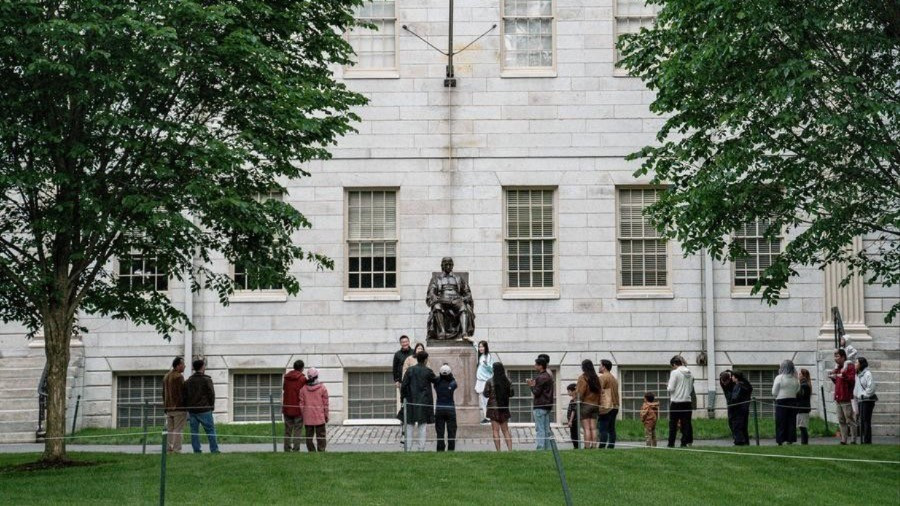 Khuôn viên Đại học Harvard. (Ảnh: Tân Hoa xã)