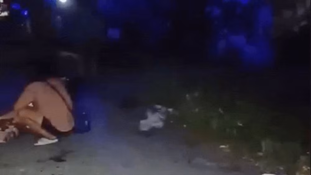 Hiện trường vụ án mạng.