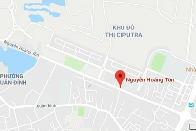 Tuyến đường Nguyễn Hoàng Tôn được nghiên cứu đầu tư theo quy hoạch. (Ảnh: Internet)