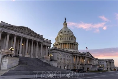 Tòa nhà Quốc hội Mỹ ở Washington DC. (Ảnh minh họa: THX/TTXVN)