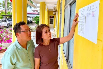 Lịch tiếp công dân được công bố tại trụ sở Đảng ủy phường Hiệp Thành, tỉnh Cà Mau để người dân nắm rõ.