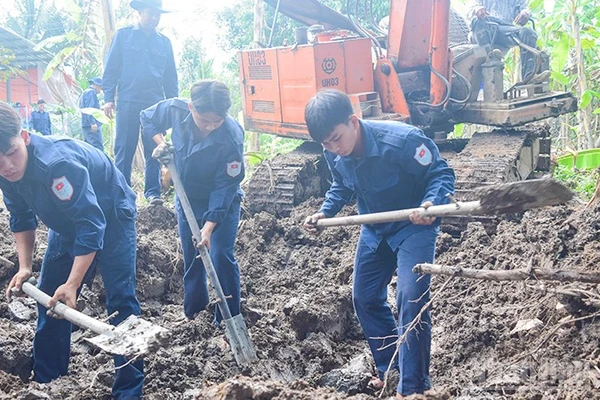 Đội K91 phát hiện một bộ hài cốt tại ấp Hòa Thuận, xã Phú Hựu.