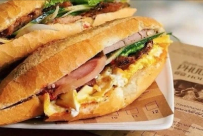 Bánh mì của Việt Nam vào danh sách 25 món bánh kẹp ngon nhất thế giới. (Ảnh: nhandan.vn)