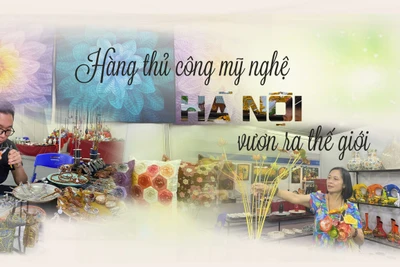  Hàng thủ công mỹ nghệ Hà Nội vươn ra thế giới