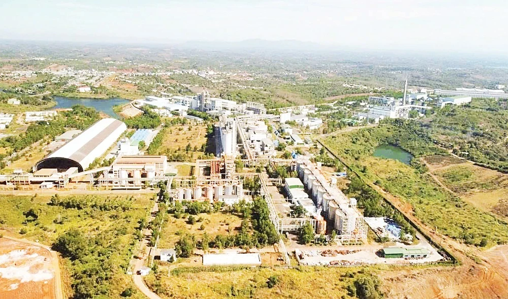 Dự án Nhà máy sản xuất alumin Nhân Cơ. Ảnh BP.