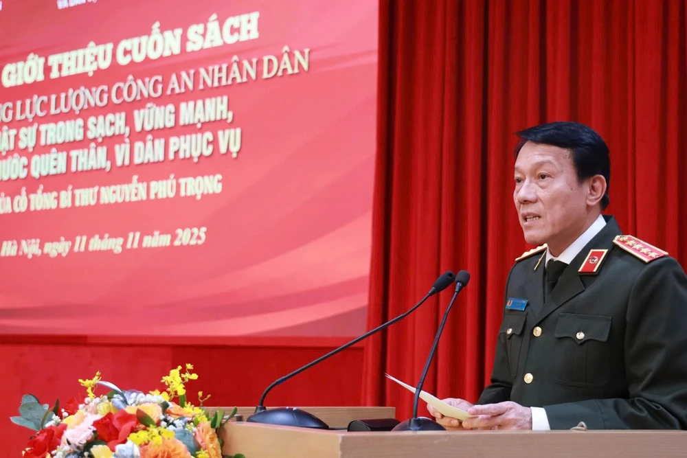 Cuốn sách của cố Tổng Bí thư Nguyễn Phú Trọng là kim chỉ nam, định hướng cho toàn lực lượng Công an nhân dân 