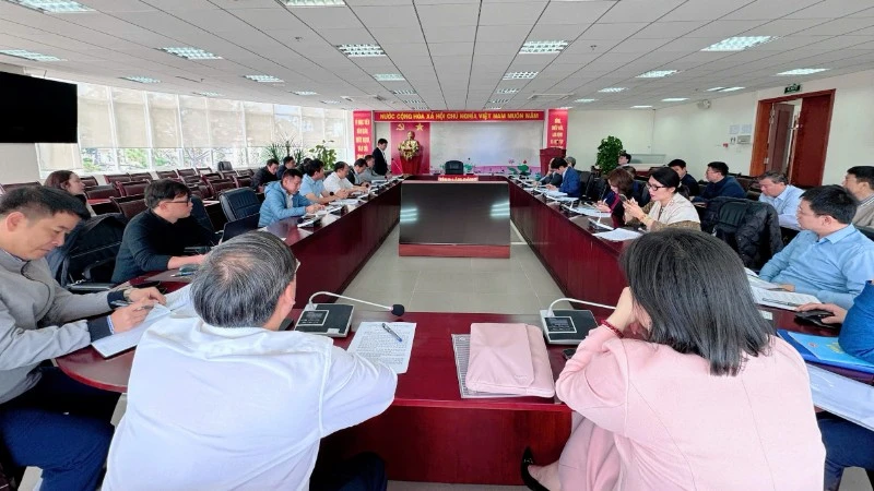 Cục Quản lý và Xây dựng công trình thủy lợi (Bộ Nông nghiệp và Môi trường) làm việc với Sở Nông nghiệp và Môi trường tỉnh Lâm Đồng về công tác thủy lợi trên địa bàn.