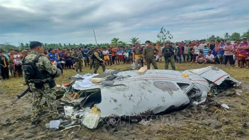 Rơi máy bay quân sự của Mỹ tại Philippines, 4 người thiệt ...