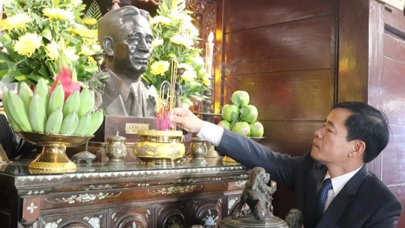 Quảng Trị: Kỷ niệm 119 năm Ngày sinh Tổng Bí thư Lê Duẩn