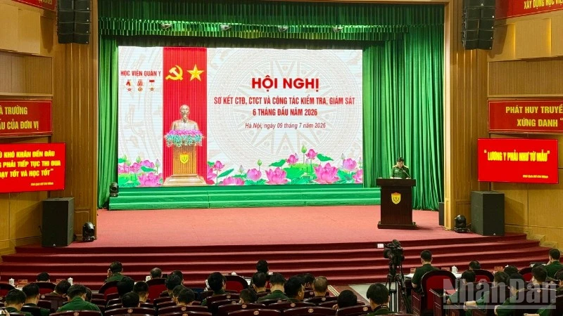 Học viện Quân y bám sát nhiệm vụ, triển khai toàn diện hoạt động công tác đảng, công tác chính trị