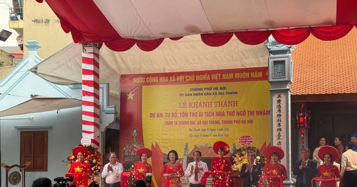 Khánh thành quần thể di tích lịch sử Nhà thờ Ngô Thì Nhậm