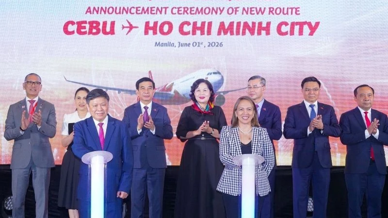 Vietjet mở đường bay thẳng Thành phố Hồ Chí Minh-Cebu (Philippines)